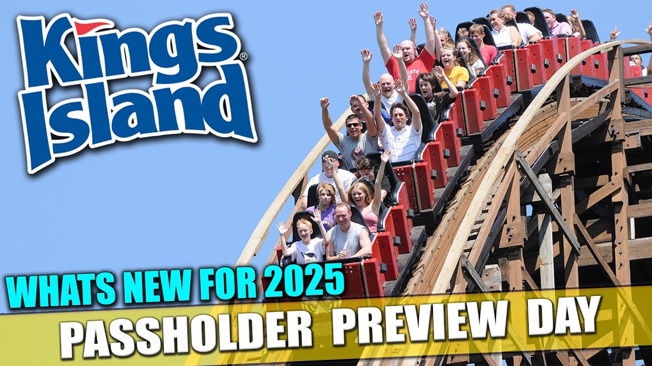 What's New at Kings Island in 2025 - An Overcrowded Passholder Preview Day