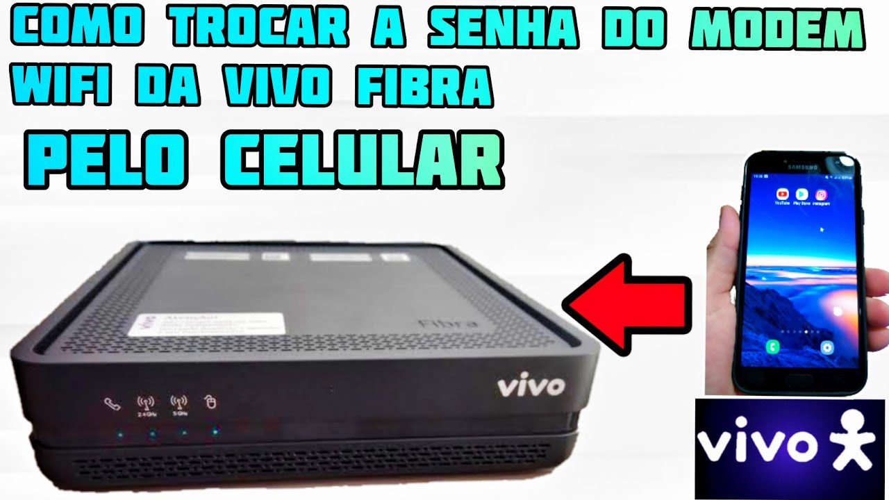 COMO TROCAR A SENHA WIFI DO MODEM DA VIVO FIBRA | PELO CELULAR | 2026