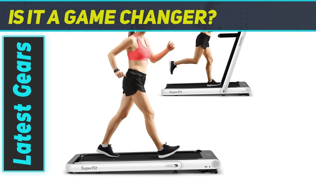 GYMAX Under Desk Folding Treadmill Review - 2 in 1 Running and Walking Machine!