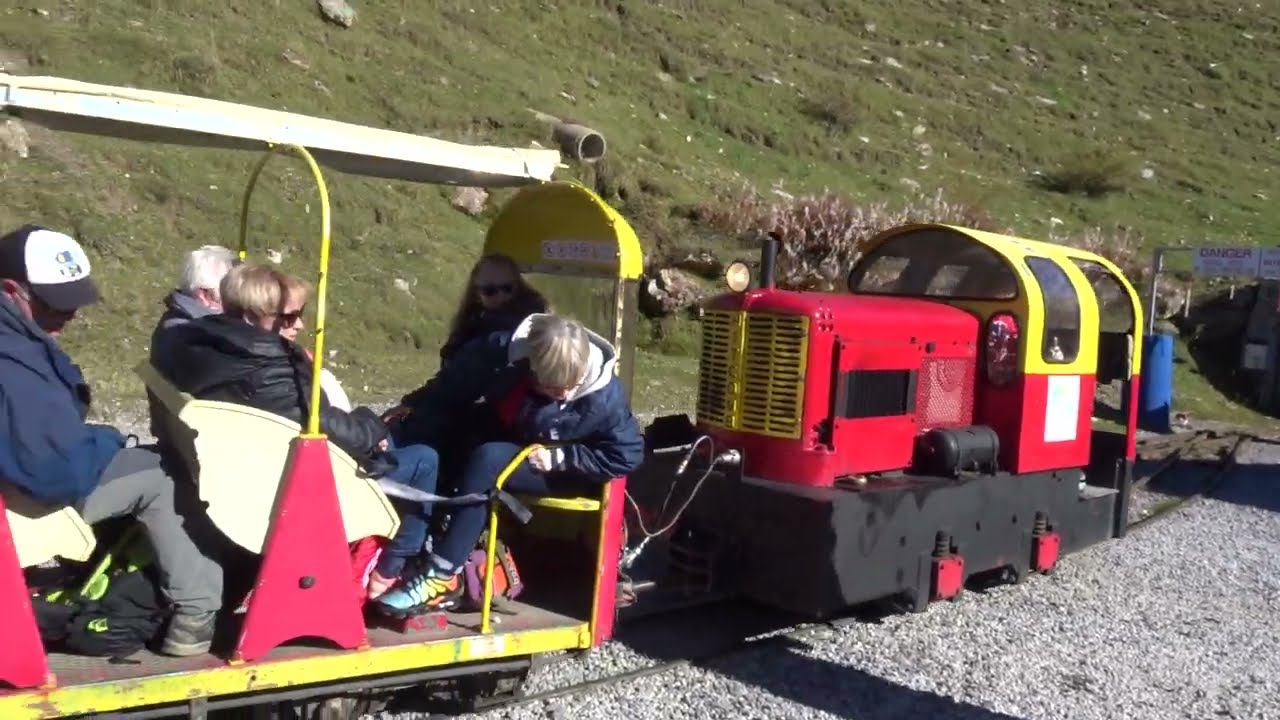 Aver&iacute;a en el tren d'Artouste. Laruns-Francia