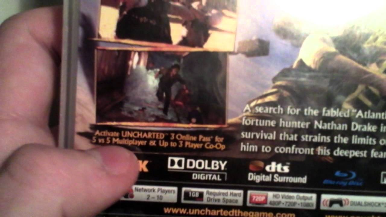 Uncharted 3: Drake's Deception PS3 Unboxing