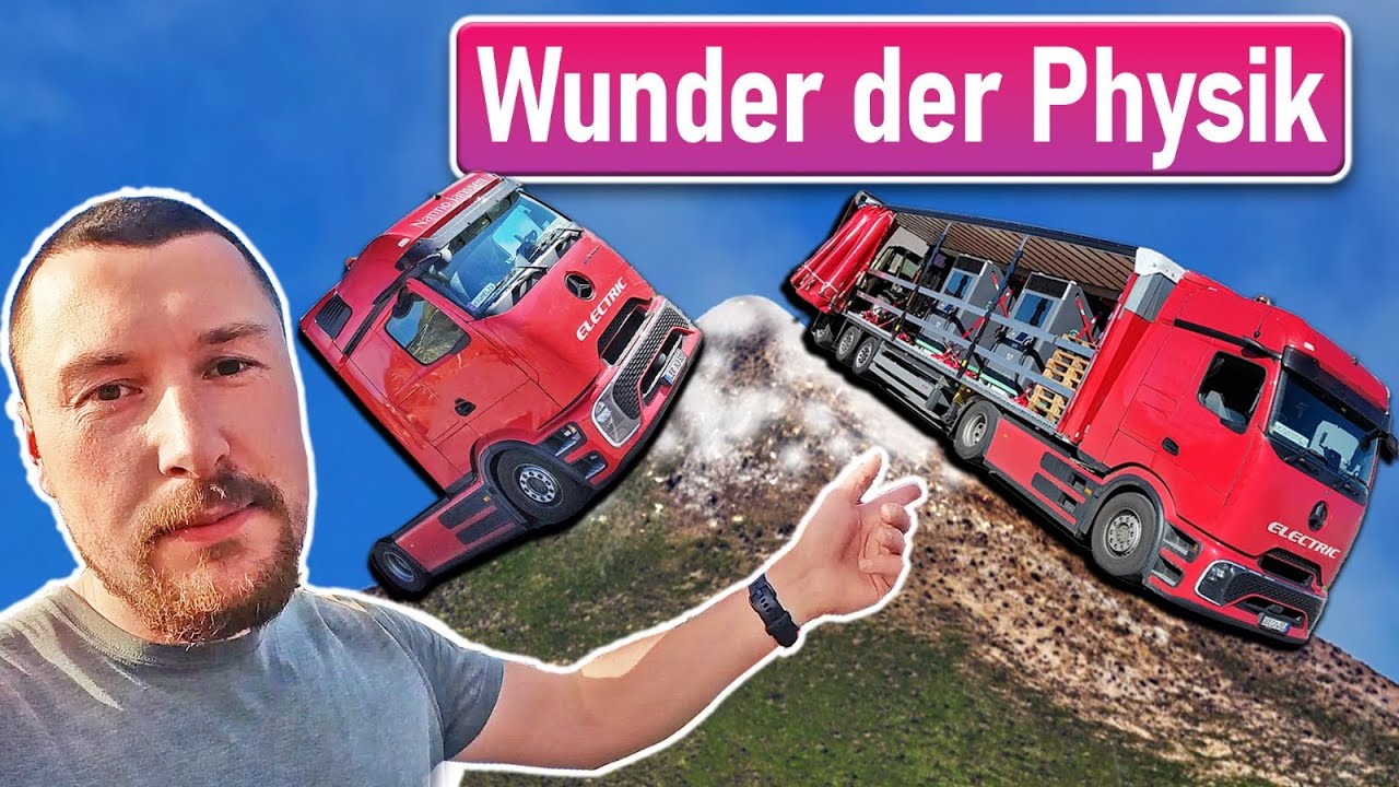 DAS GLAUBT MIR KEINER: eActros 600 produziert am Großglockner (2.400m) mehr Strom als er verbraucht