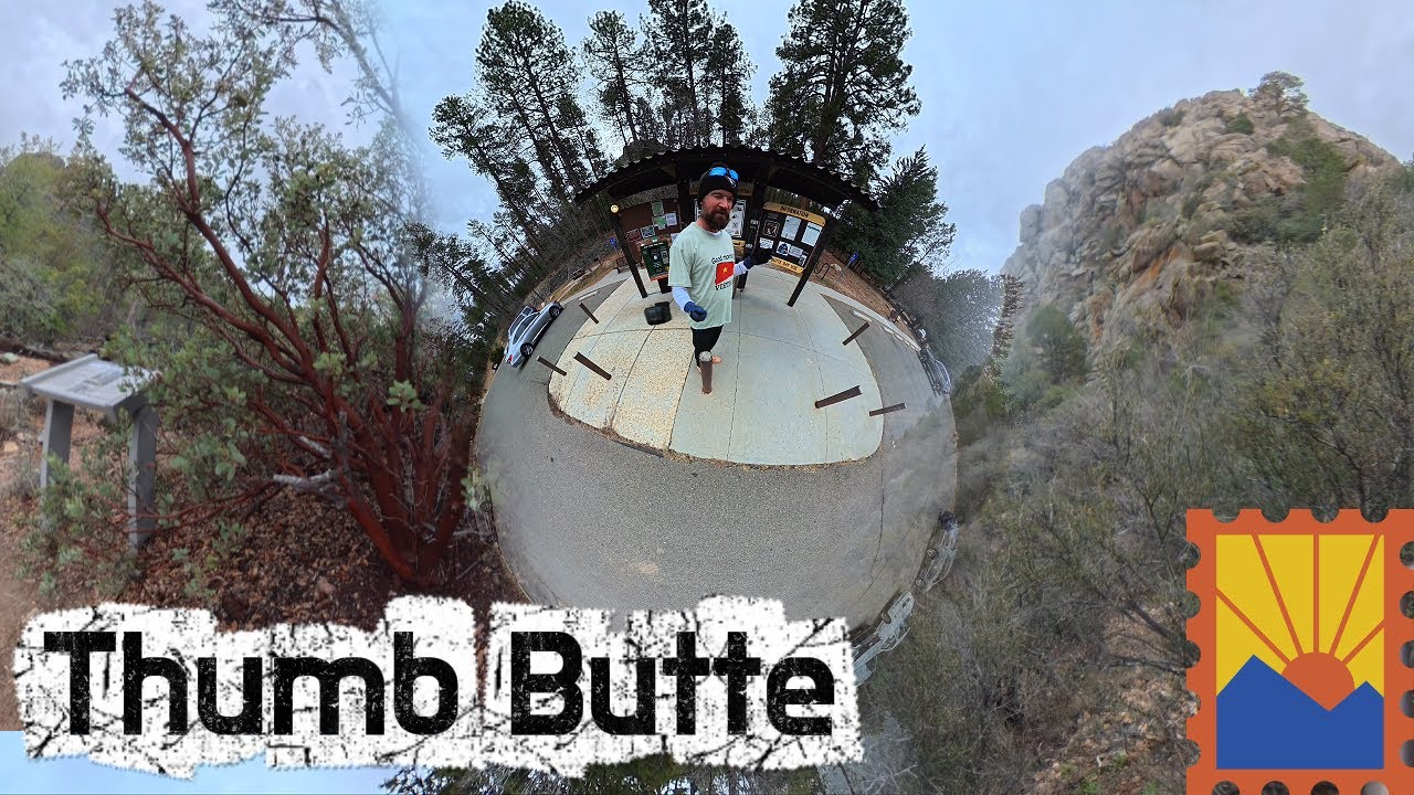 Поход на гору Тамб-Бьютт в Аризоне | Первый забег с Insta360 X5 (360-градусный обзор!) 🥾🌄