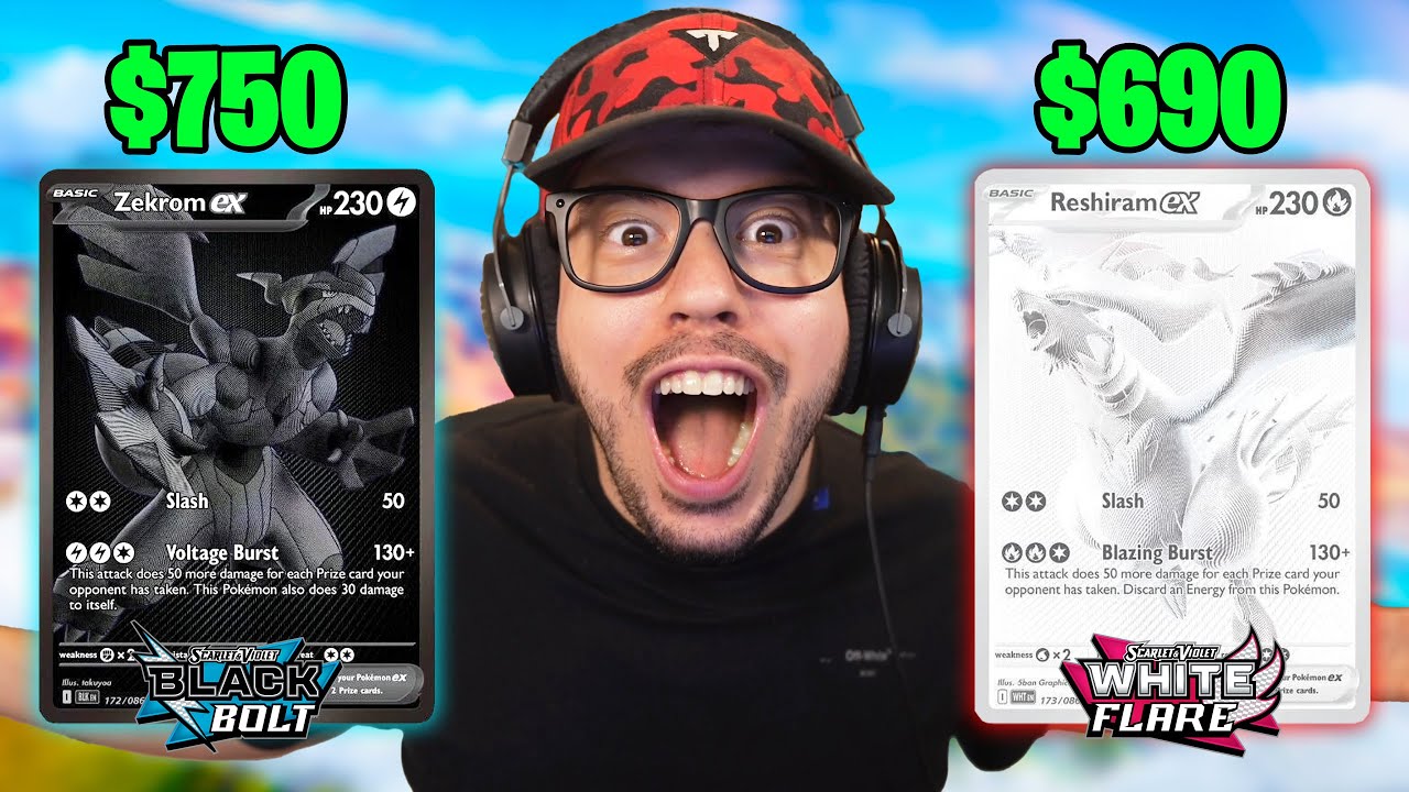 🔴LIVE! - Opening 400 Pokemon Packs! (Black Bolt & White Flare)