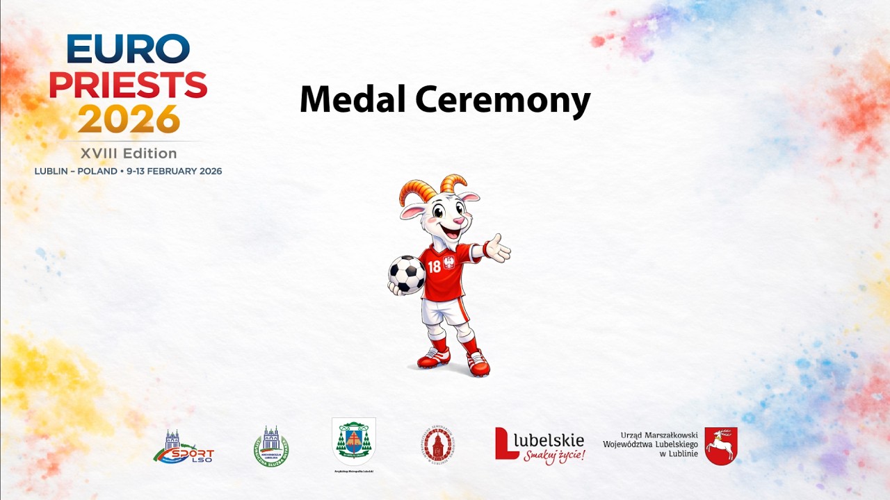 18th EUROPEAN FUTSAL CHAMPIONSHIP OF CATHOLIC PRIESTS | Medal Ceremony