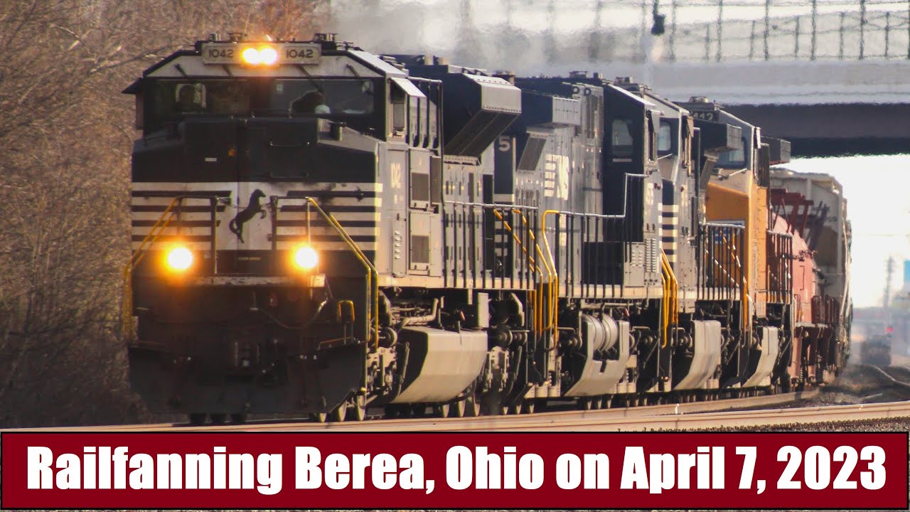 Railfanning Berea, Ohio! 26 Trains including CP 7012, EMD Leaders, Lots of Foreign Power & More!