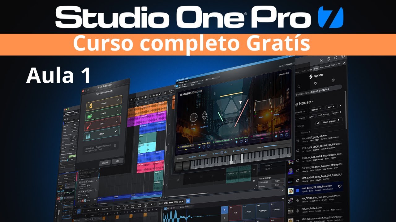 Curso de studio one 7 (Aula1)