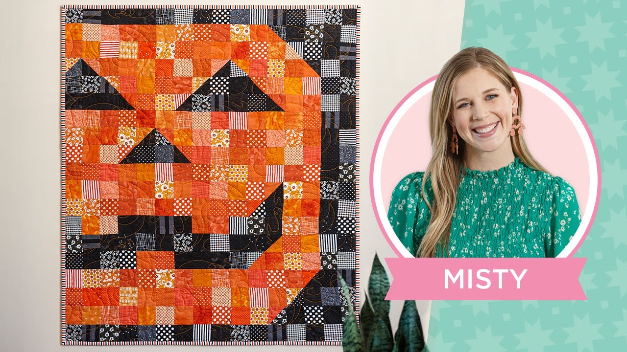 Learn how to make a Peek-a-Boo Pumpkin Wall Hanging just in time for Halloween with Misty Doan!