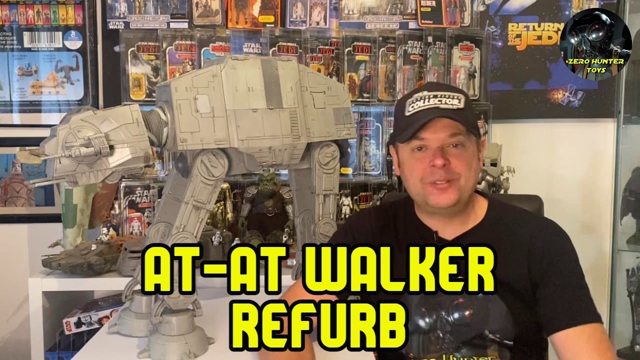 Star Wars The Vintage Collection AT-AT Walker Refurb and Custom Weathering.