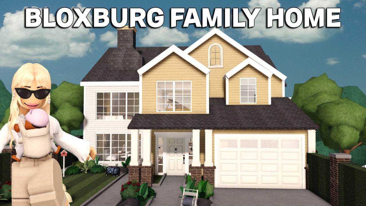 I BUILT A FAMILY HOME IN BLOXYACRES BLOXBURG