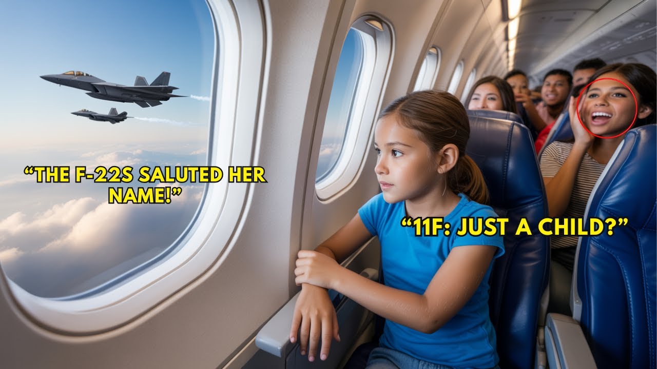 She Was Just a Kid in Seat 11F — Until Her Call Sign Made the F-22 Pilots Stand at Attention