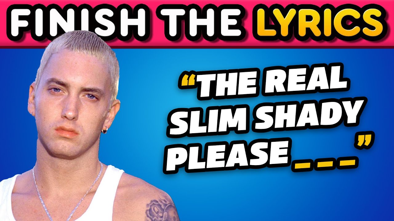 Finish the lyrics 🎵 Most recognizable rap songs edition | Guess the lyrics quiz 2026