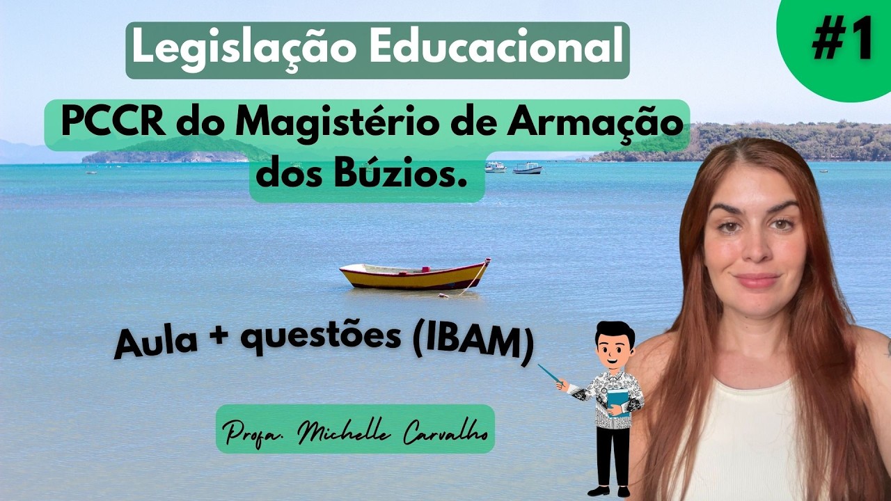 | IBAM | PCCR do Magistério de Armação dos Búzios/RJ - Aula 1 (Legislação Educacional)