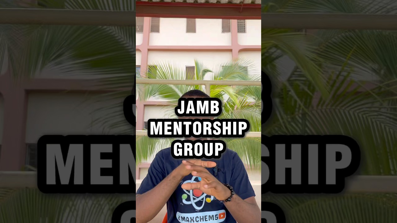 Pass JAMB 2025 with Maxchem’s Mentorship 