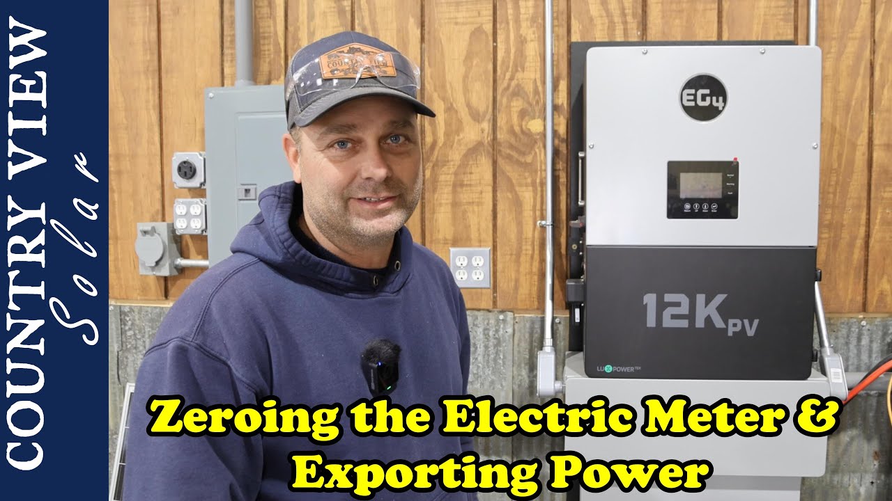 EG4 12Kpv CT installation. Zero Meter, Grid Sellback,  More Load & Surge testing