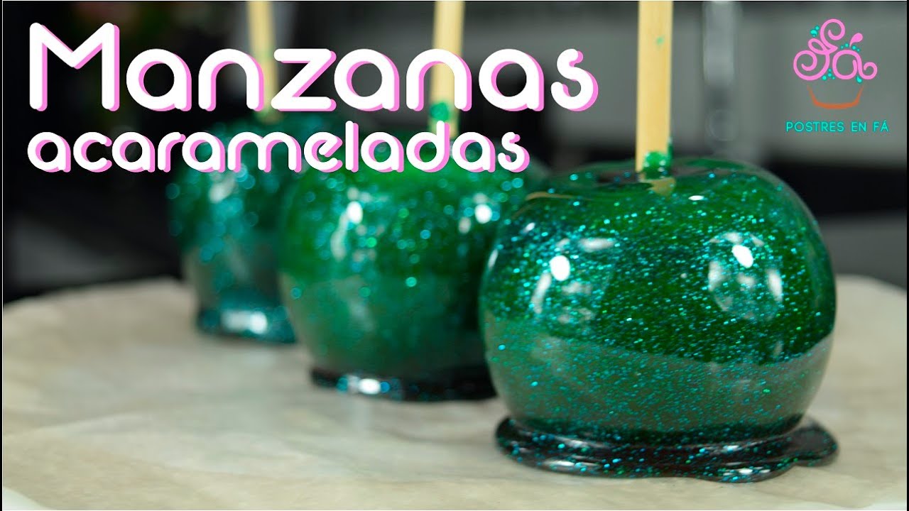 Manzanas acarameladas ✿ Postres en Fa ✿