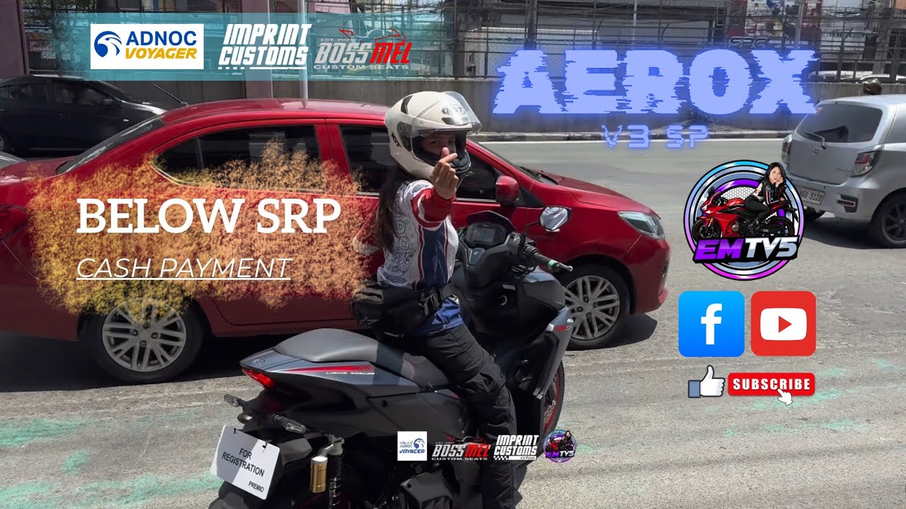 Below SRP na Aerox v3 SP. Libre rehistro pa!