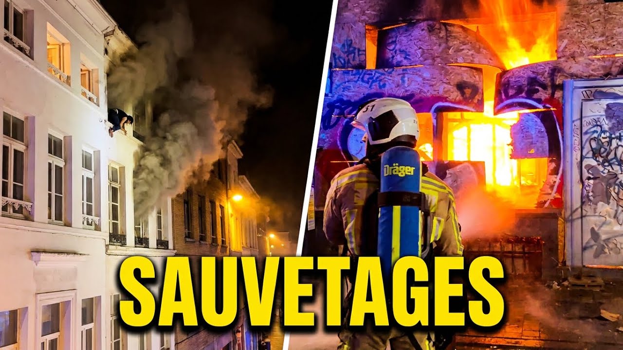 ОГРОМНЫЙ ПОЖАР В СТРОИТЕЛЬСТВЕ С МНОГОЧИСЛЕННЫМИ СПАСЕНИЯМИ 🔥