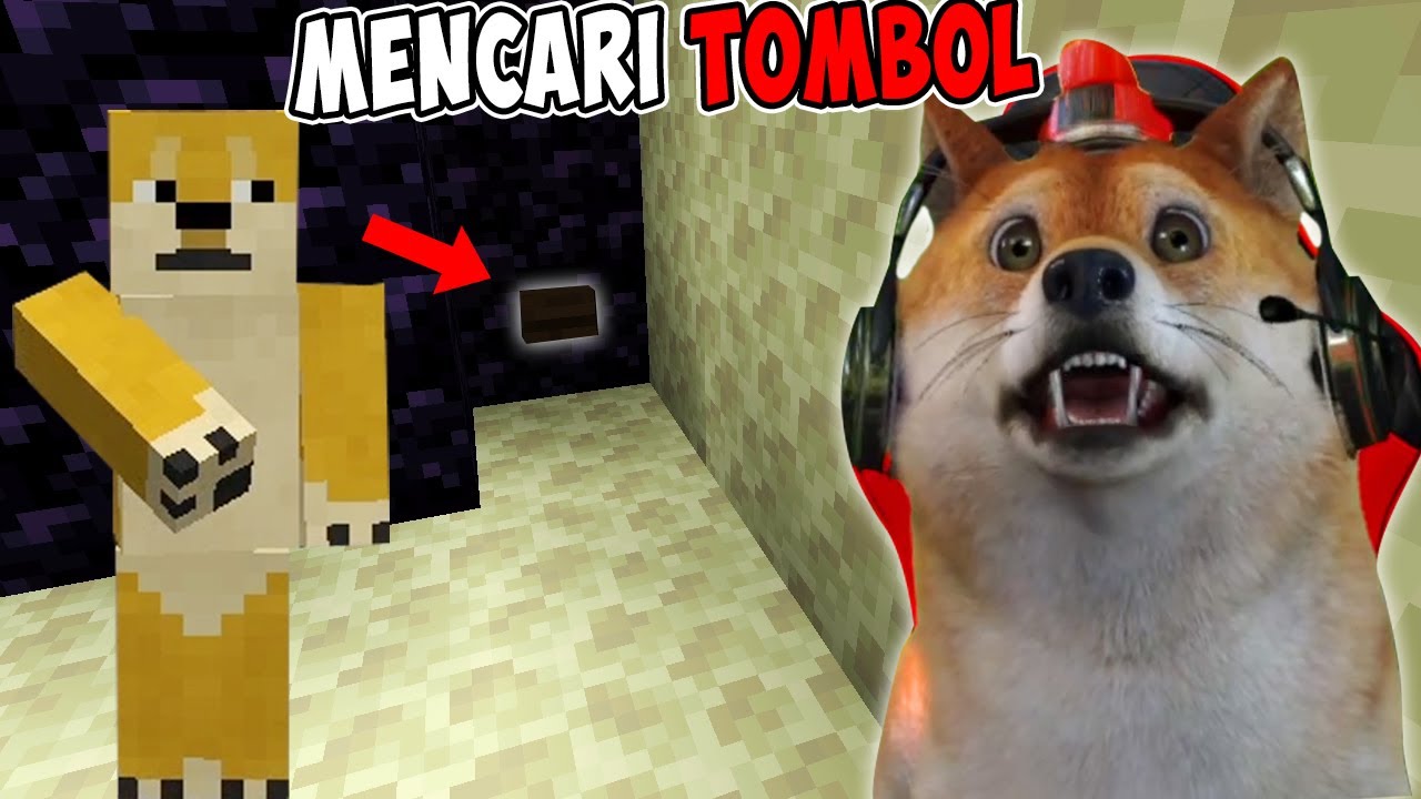 Mencari Tombol Tersembunyi! | Find The Button | Minecraft Indonesia