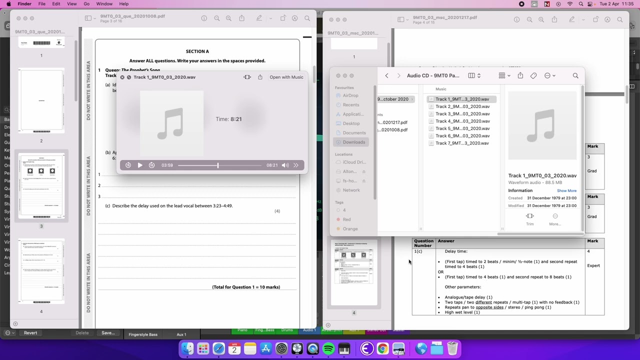 Music Technology Component 3 2020 - Section A