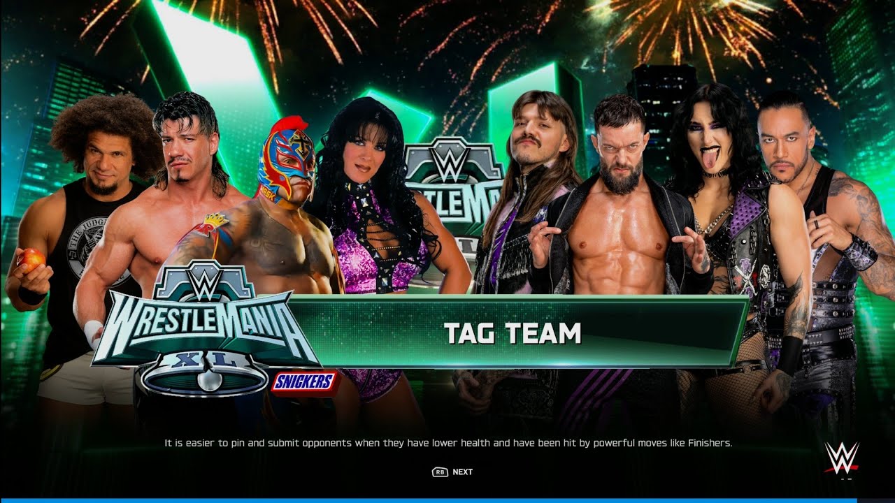 Rey, Eddie, Chyna & Carlito Vs The OG Judgment Day - Tag Team Elimination Match | WWE 2k25 