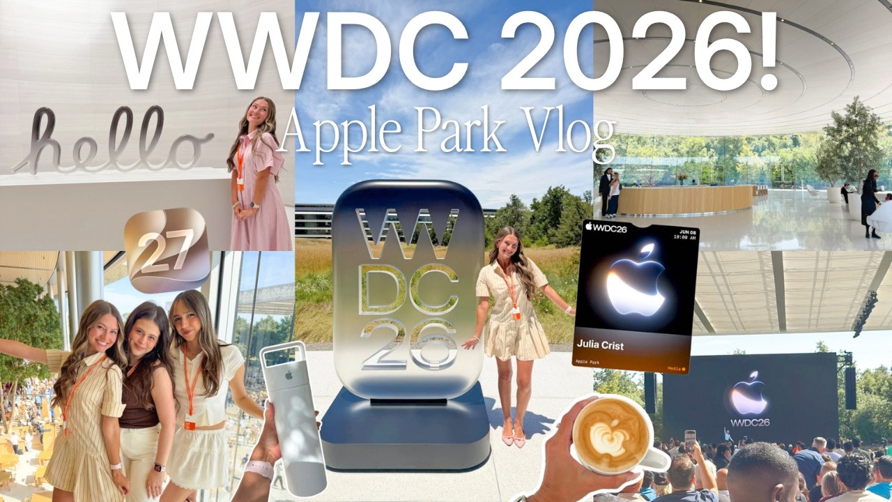 WWDC в Apple Park! 🌈 Замечательная неделя технологий, создателей контента и захватывающих анонсов...