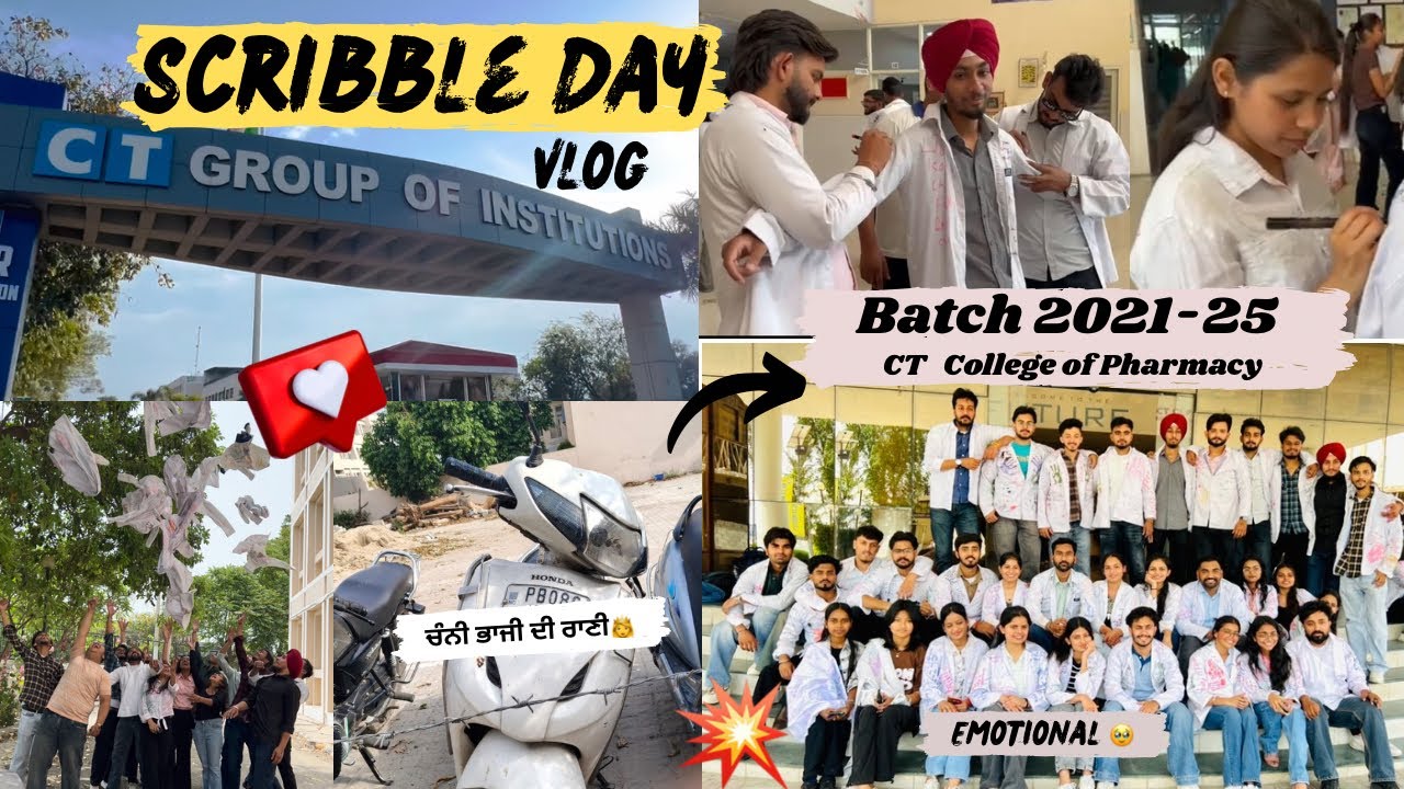 SCRIBBLE DAY || CT GROUP OF INSTITUTIONS || SUBSCRIBE CHOBAR VLOGS||