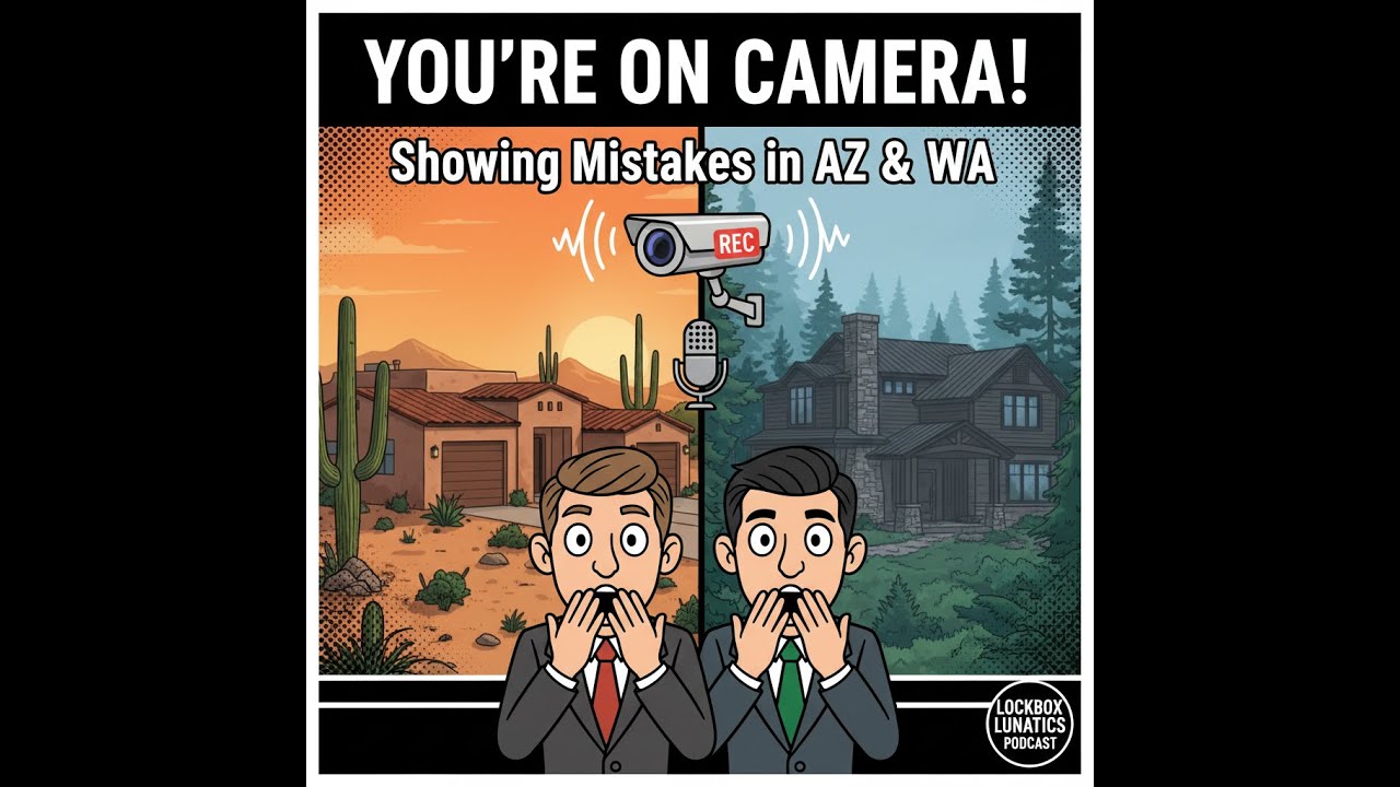 Buyers Gone Wild: What NOT To Say on Camera When Touring a Home Lockbox Lunatics Podcast