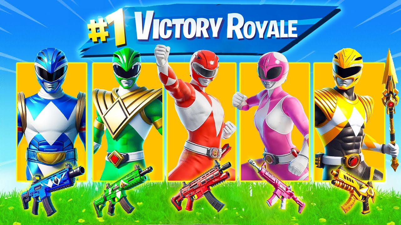 The *RANDOM* Power Rangers Challenge in Fortnite!