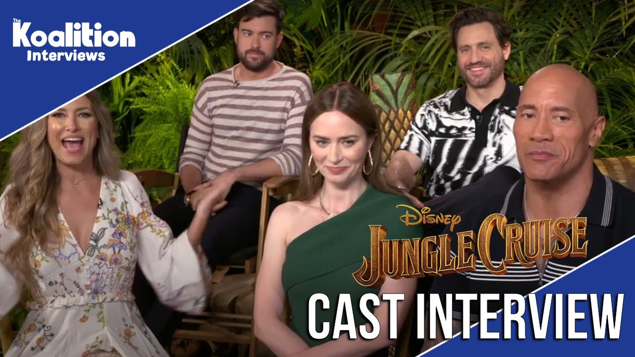 Jungle Cruise Press Conference With Dwayne Johnson, Emily Blunt & Jack Whitehall