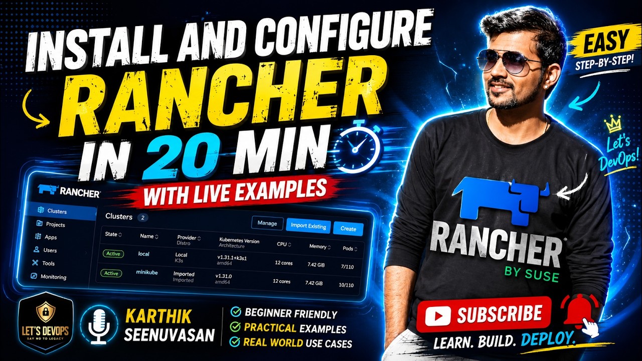 Что такое Rancher? Как установить и настроить кластер Minikube для работы с Rancher? | Серия Ranc...