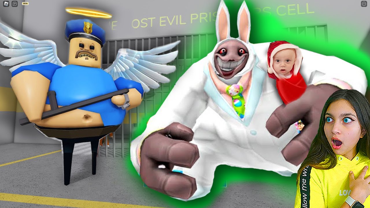😨 НОВЫЙ ПОБЕГ С СУПЕРМАРКЕТА ИСПОЛЬЗУЮ ЧИТЫ БАЛДИ ПРОТИВ БАРРИ в ROBLOX! Говорящий котёнок РОБЛОКС