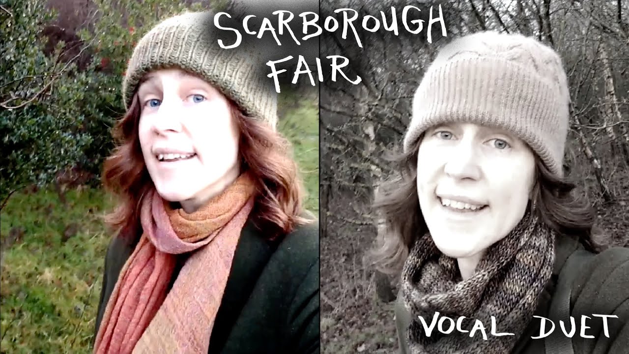 Scarborough Fair (folk song) harmony duet demo with high and low vocal harmonies