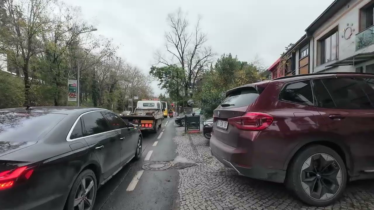 Istanbul Walking Tour - Levent (Çilekli Street) - Green & Upscale 4K