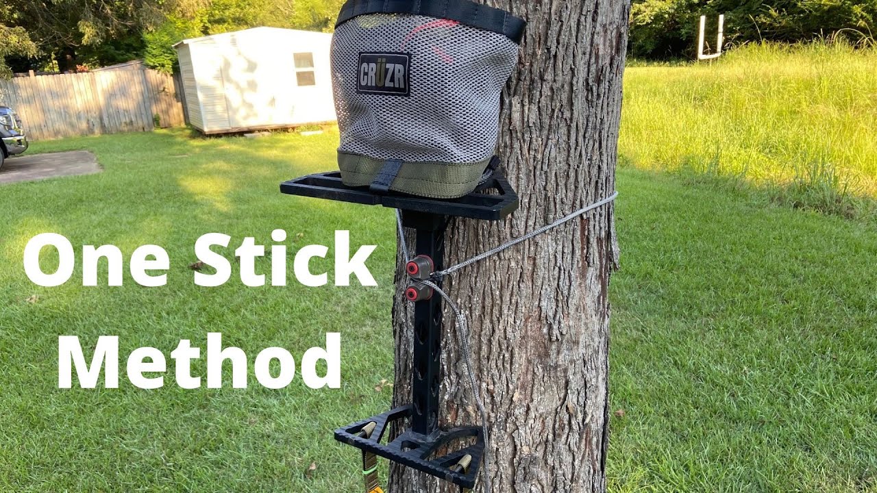 One Stick Climbing Method in REAL TIME with The Big B.O.B.