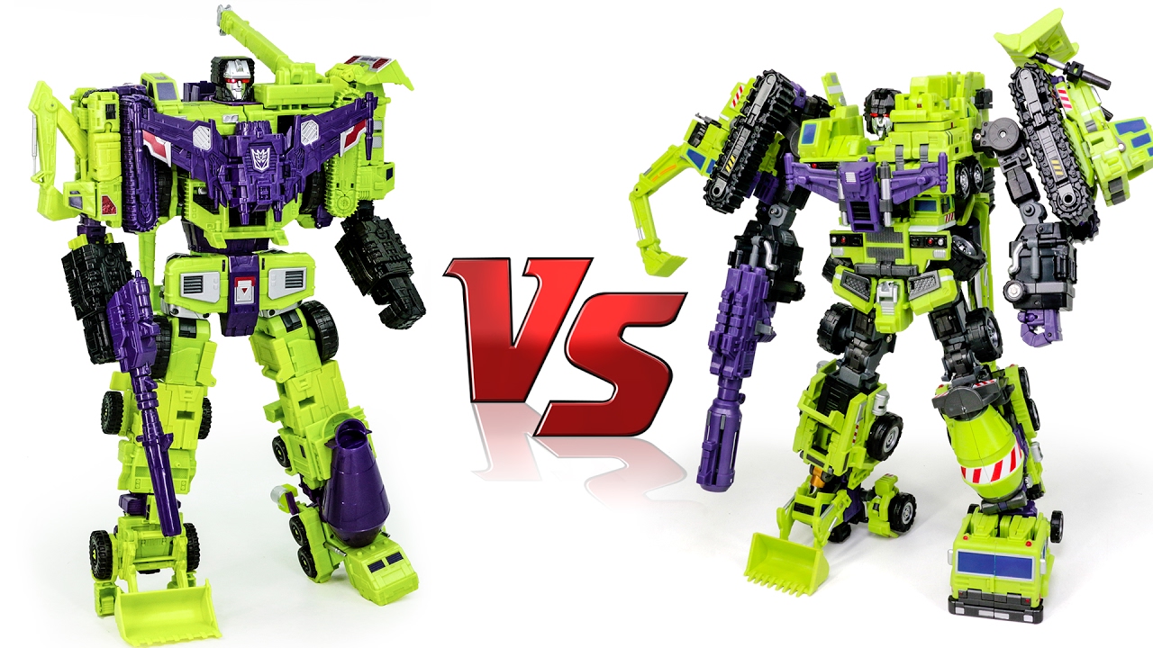 Transformers Combiner Wars Construction Devastator VS Giant Type 61 Vehicle Combine Robot Car Toys