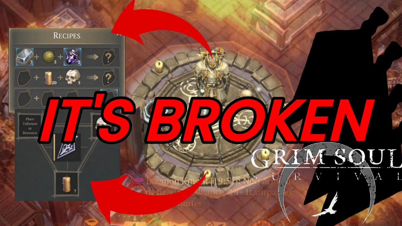 RITUAL CIRCLE IS BROKEN AND HERE IS WHY! FINALISING IT & FULL UPDATE EXPLAINED GRIM SOUL SURVIVAL