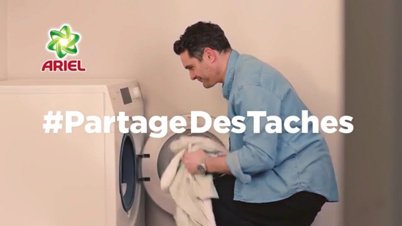 Pub Ariel Partage des taches #PartageDesTaches - Drole de pub
