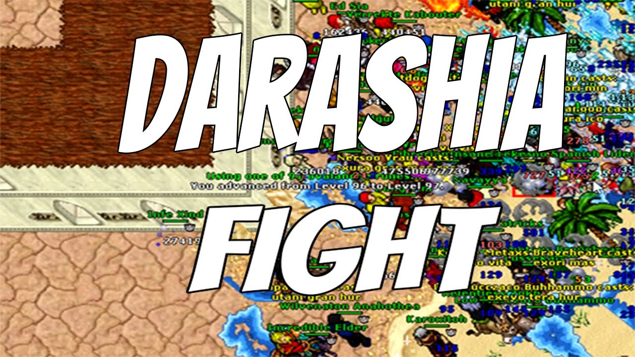 Tibia - Tortura War - Retro Hardcore Pvp - Darashia Desert Open Battle