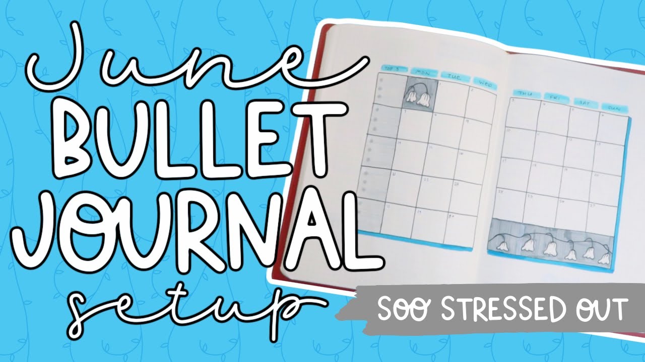 June Bullet Journal Setup | Plan With Me | LAST MONTH IN NAPA!