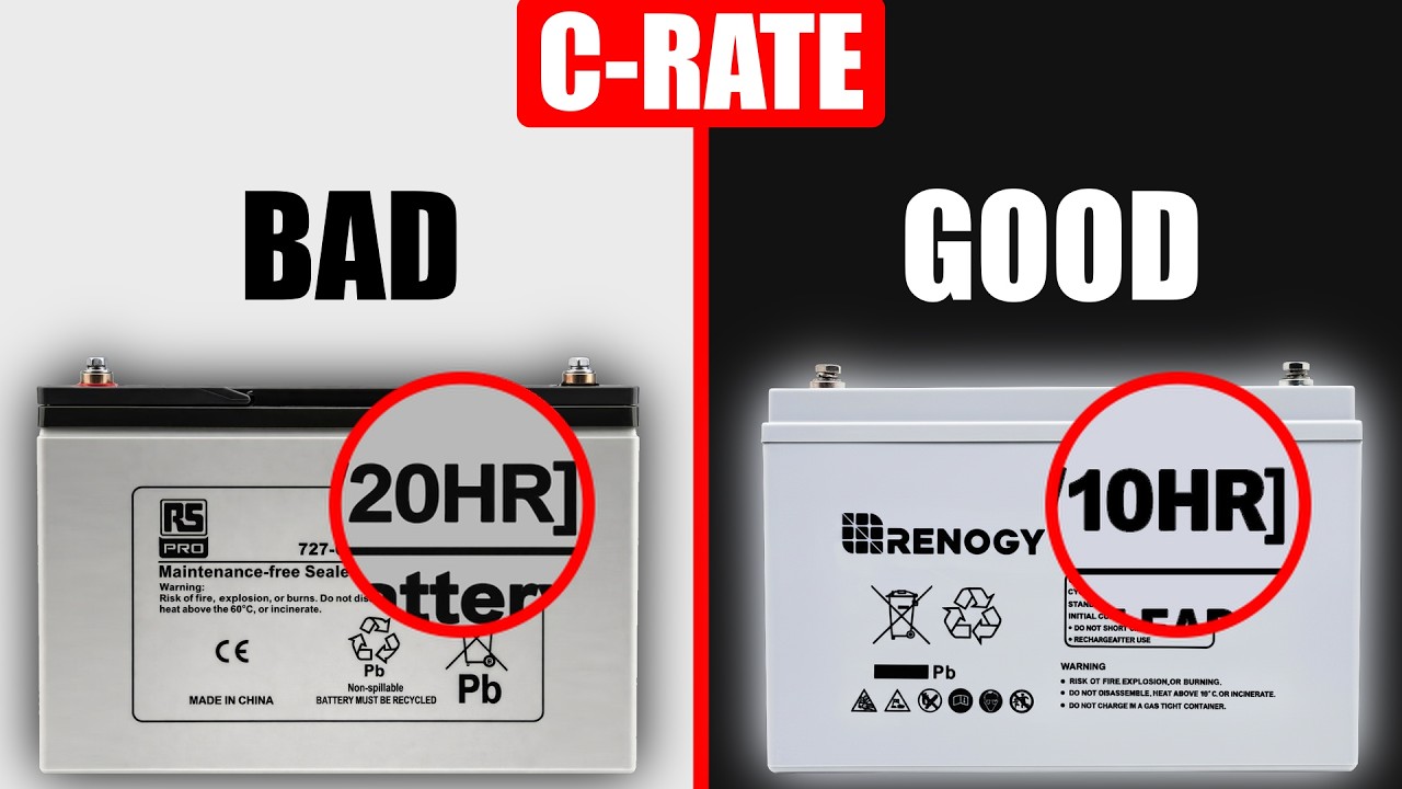 A Battery Rating No One Talks About: C-Rate Explained (Lead-Acid & Lithium)