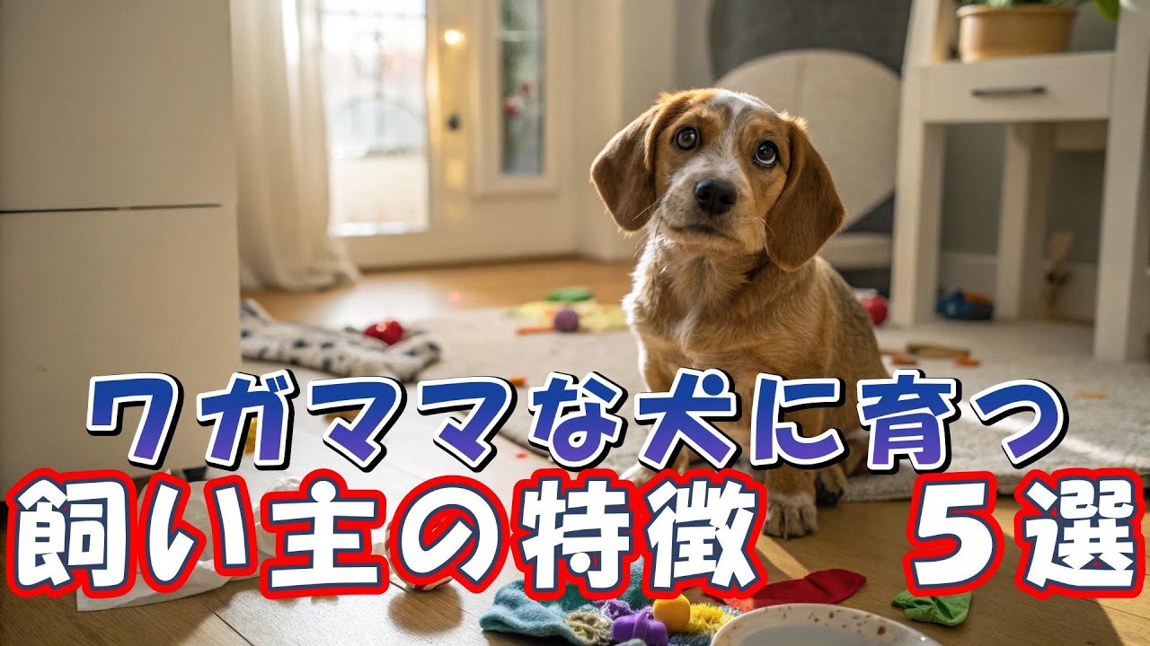 【飼い主必見】愛犬がワガママになる飼い主の特徴と対策５選！