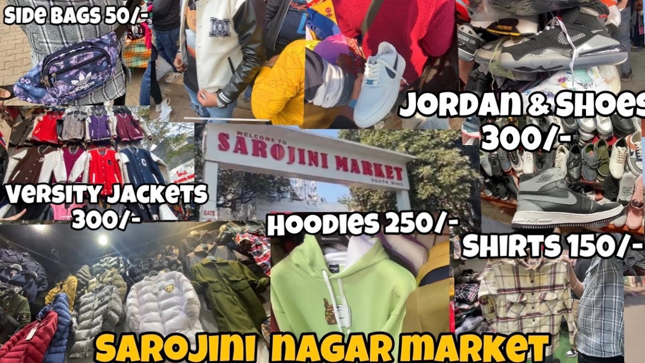 Cheapest Varsity Jackets & Puffer Jackets | Winter Collections | Sarojini Nagar Market Delhi