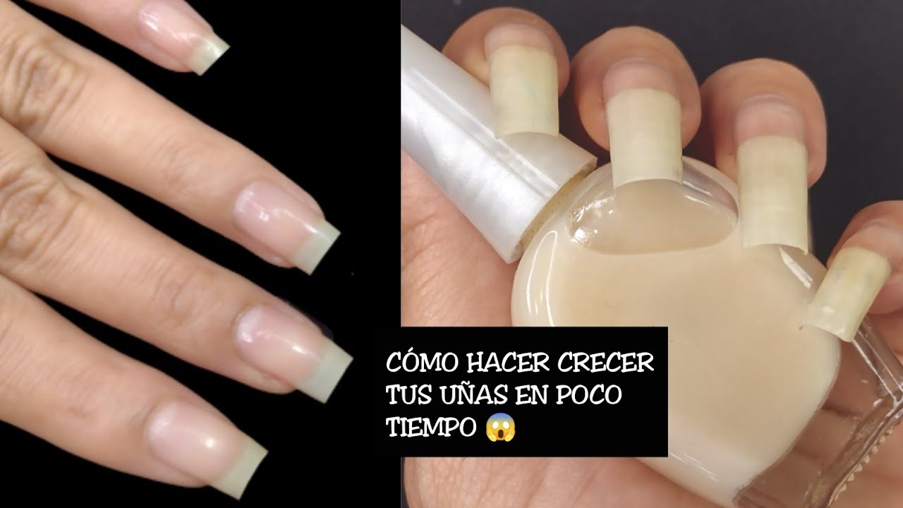 CÓMO HACER CRECER TUS UÑAS EN POCO TIEMPO 😱