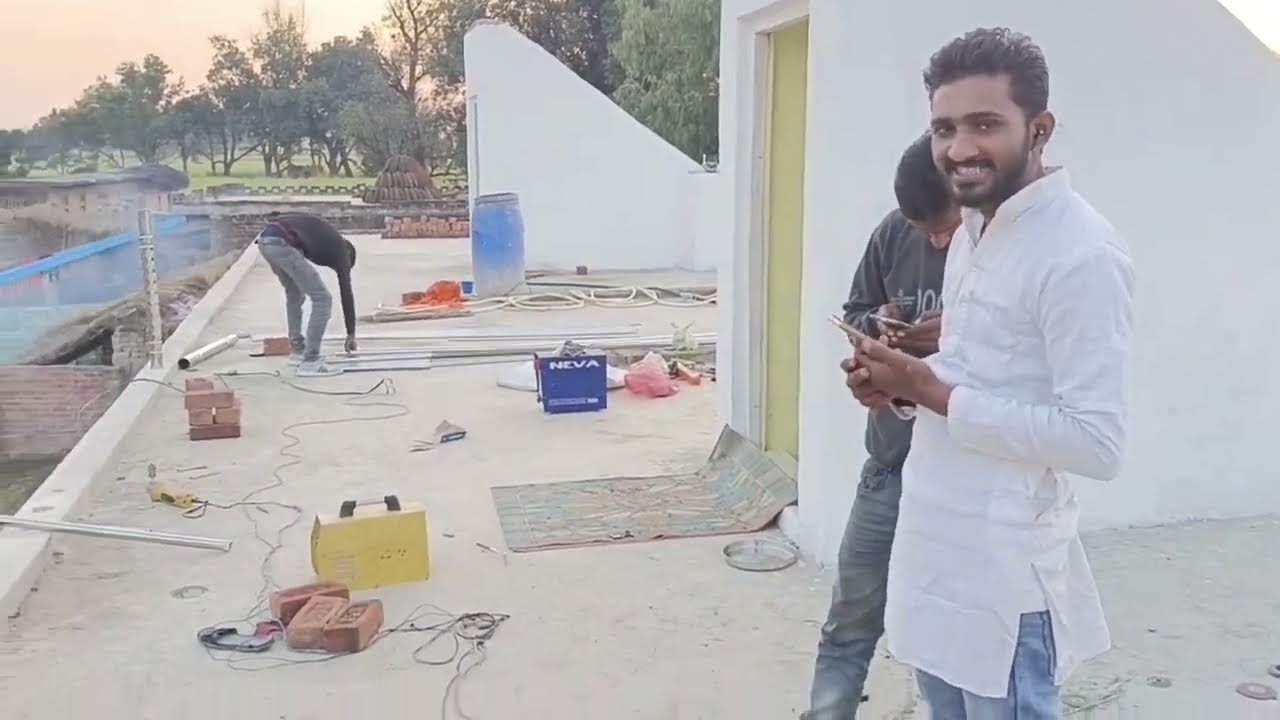 How to install stainless steel reling।।Steel chhat ki railing Kaise lagwani chahiye