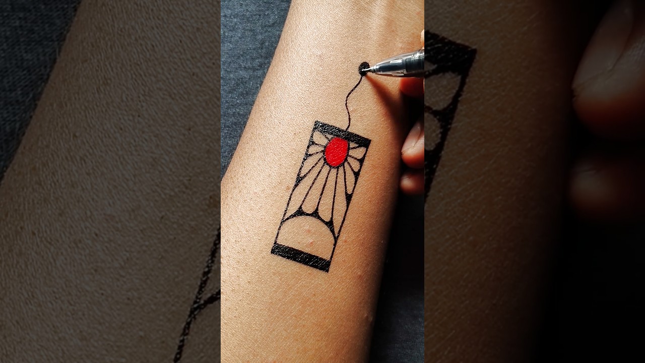 TANJIRO'S EARRINGS TEMPORARY TATTOO | Demon Slayer Inspired Art.....