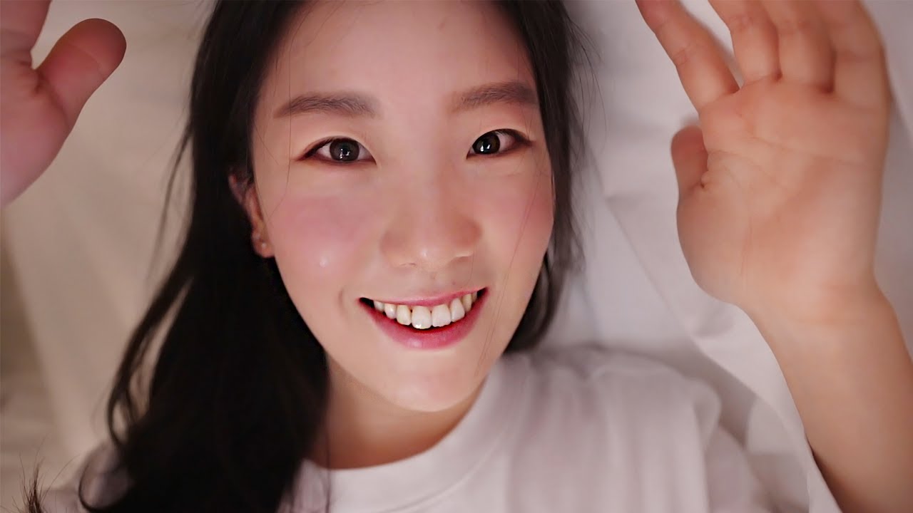 ASMR 따뜻한 여기로 와요💕 좋은 꿈에 들 거예요 : ) 가까이 위스퍼링, 얼굴 터칭