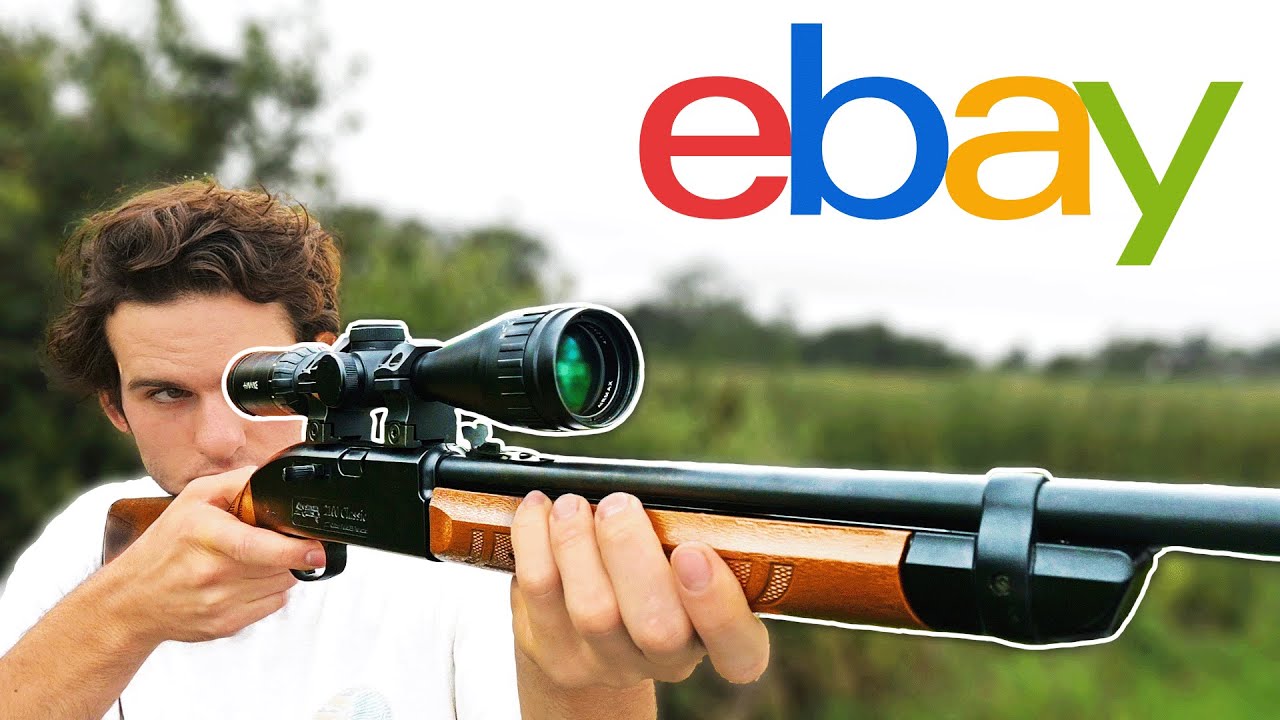Охота с подержанным пневматическим оружием с eBay! (Scope Cam)