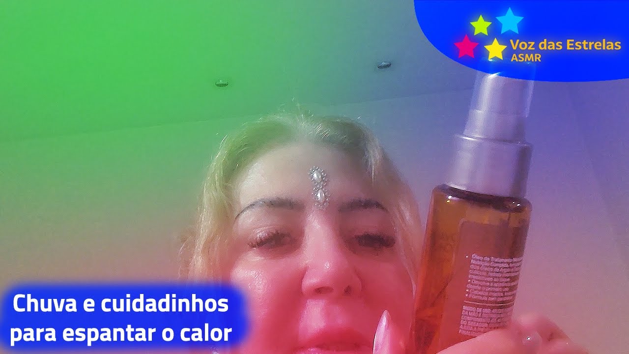 ASMR | Chuva e cuidadinhos para espantar o calor