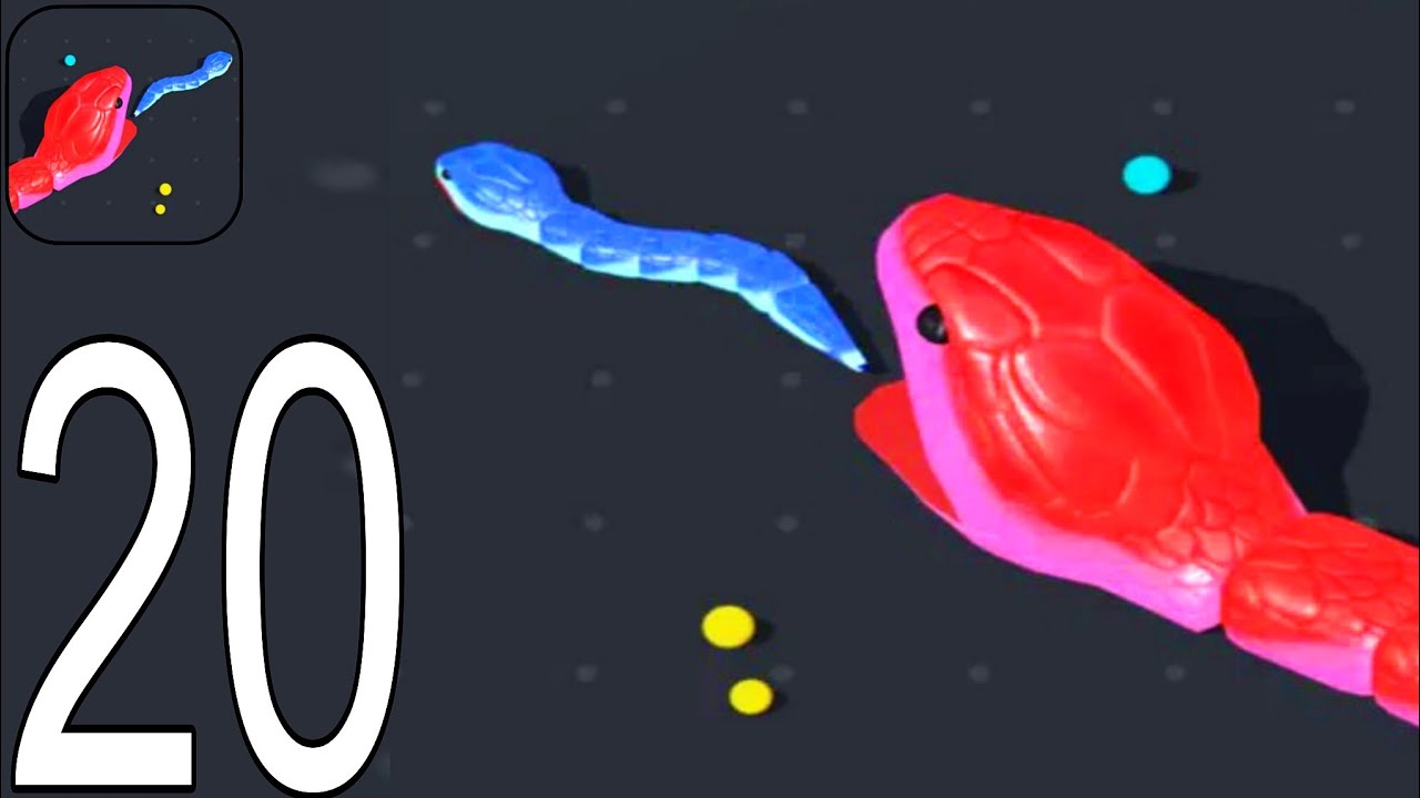 Snake Clash - Gameplay Walkthrough Part 20 Tutorial NEW Mobile Game (Android,ios)
